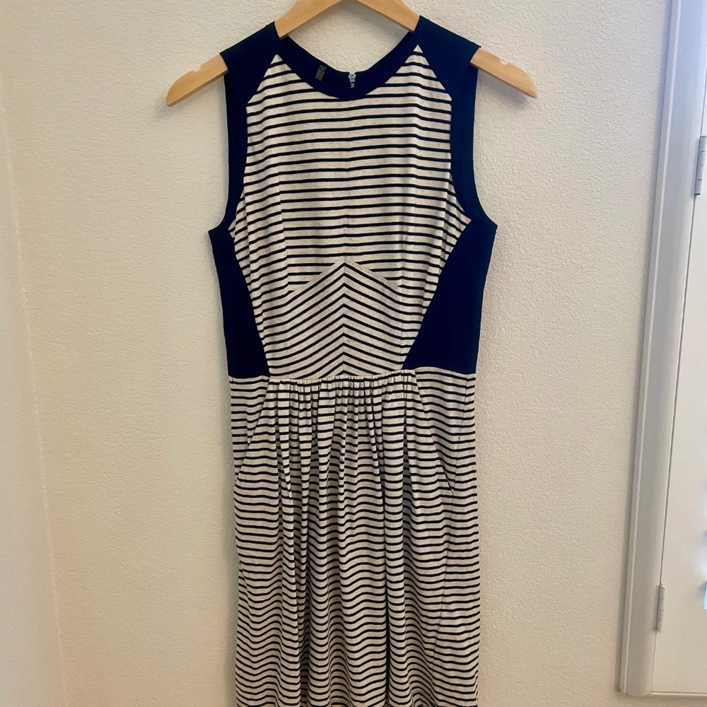 NWOT REBECCA TAYLOR Cotton and Linen Knit Dress